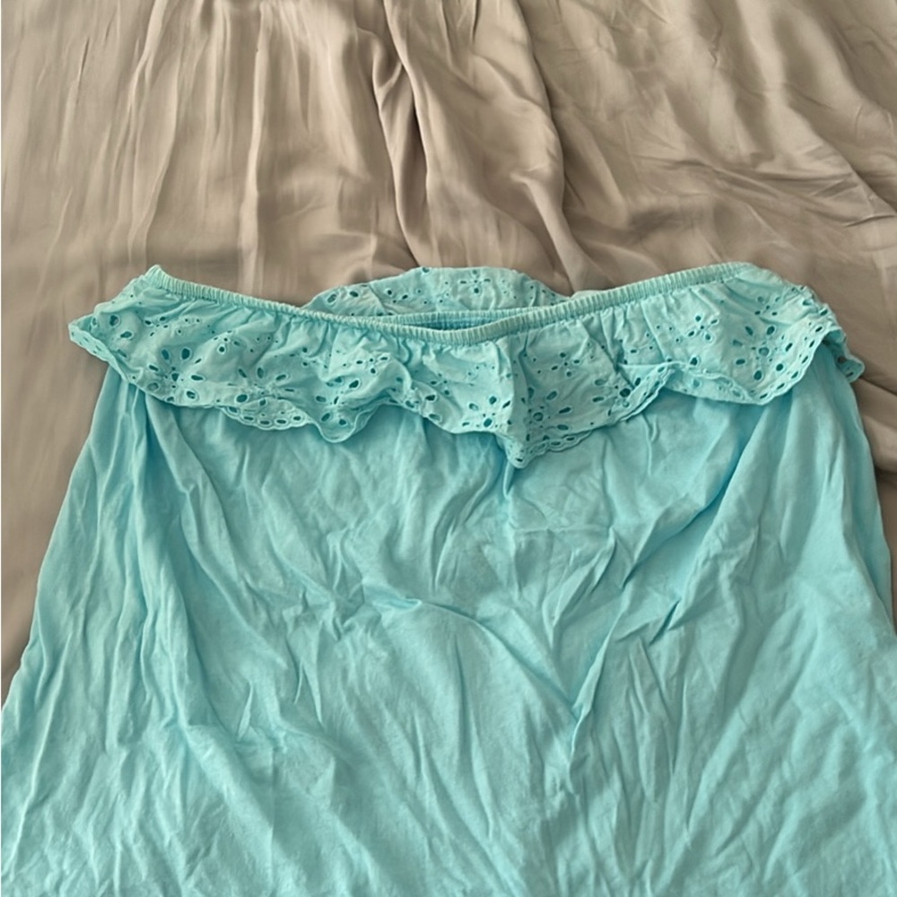 American Eagle Outfitters Aqua Tank Top